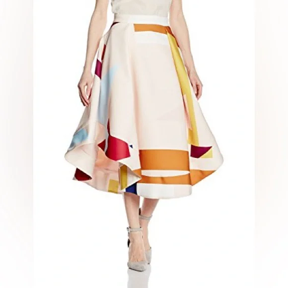 NWT C/MEO Collective Multicolor Skirt - Picture 3 of 3